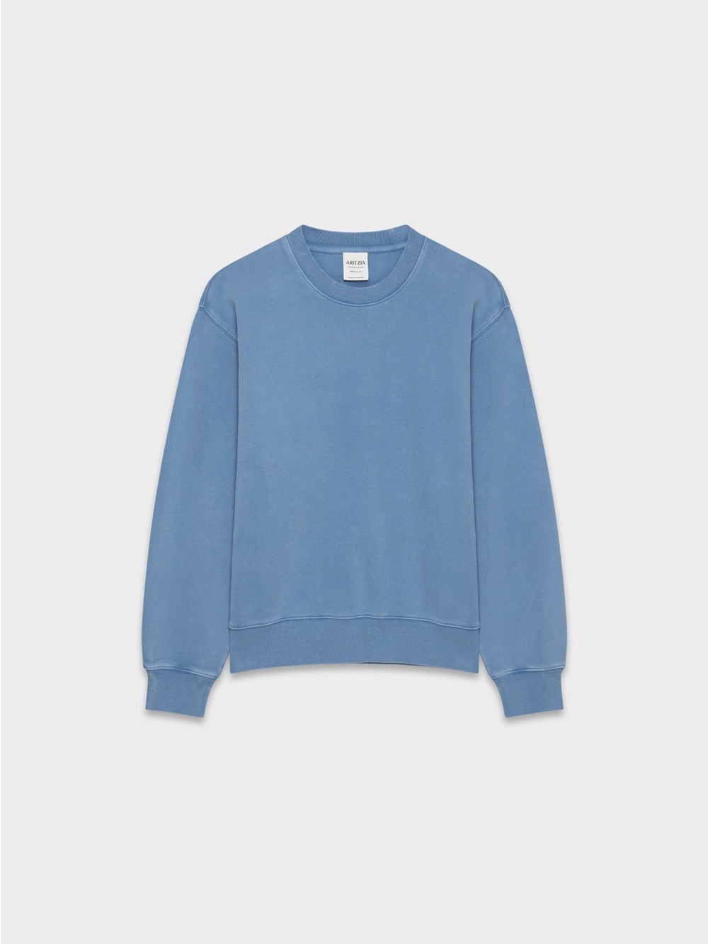 Aritzias Women's Crewneck Sweatshirt in Dusty Blue